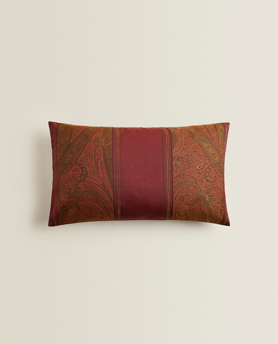PAISLEY THROW PILLOW COVER