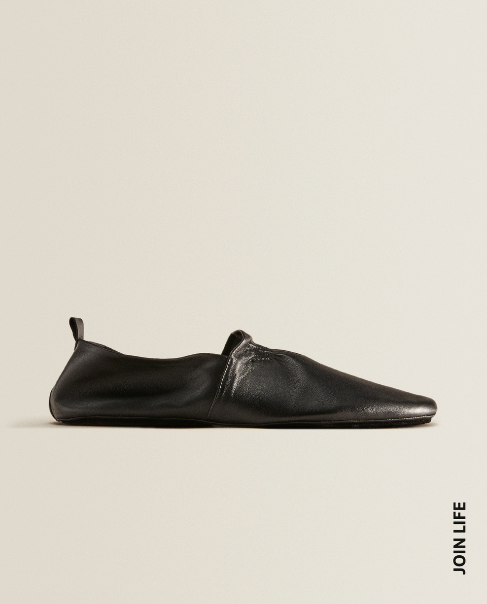 leather babouches