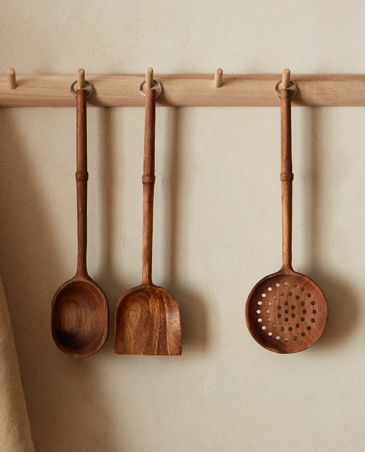 SET DE UTENSILIOS MADERA
