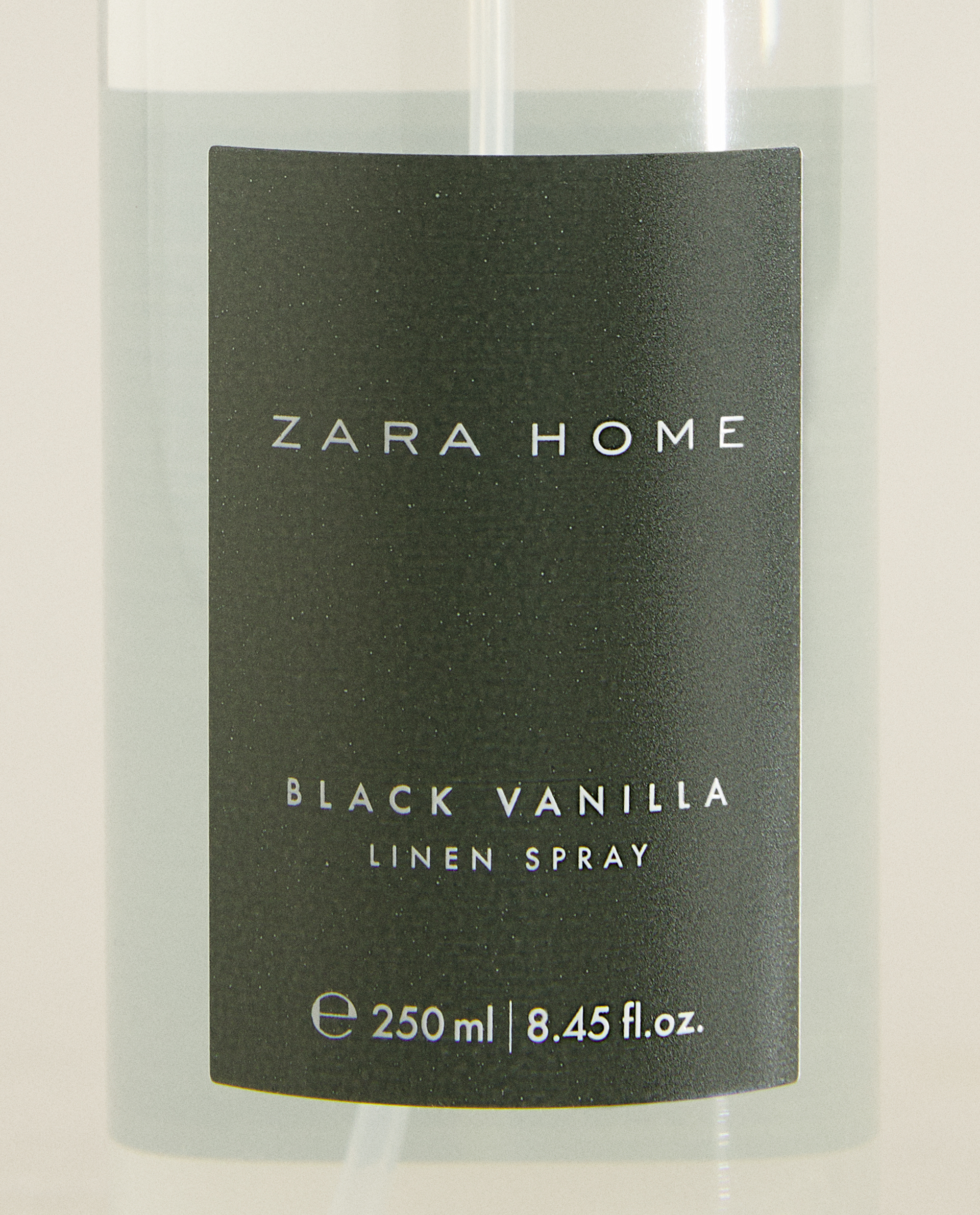 zara home black vanilla linen spray