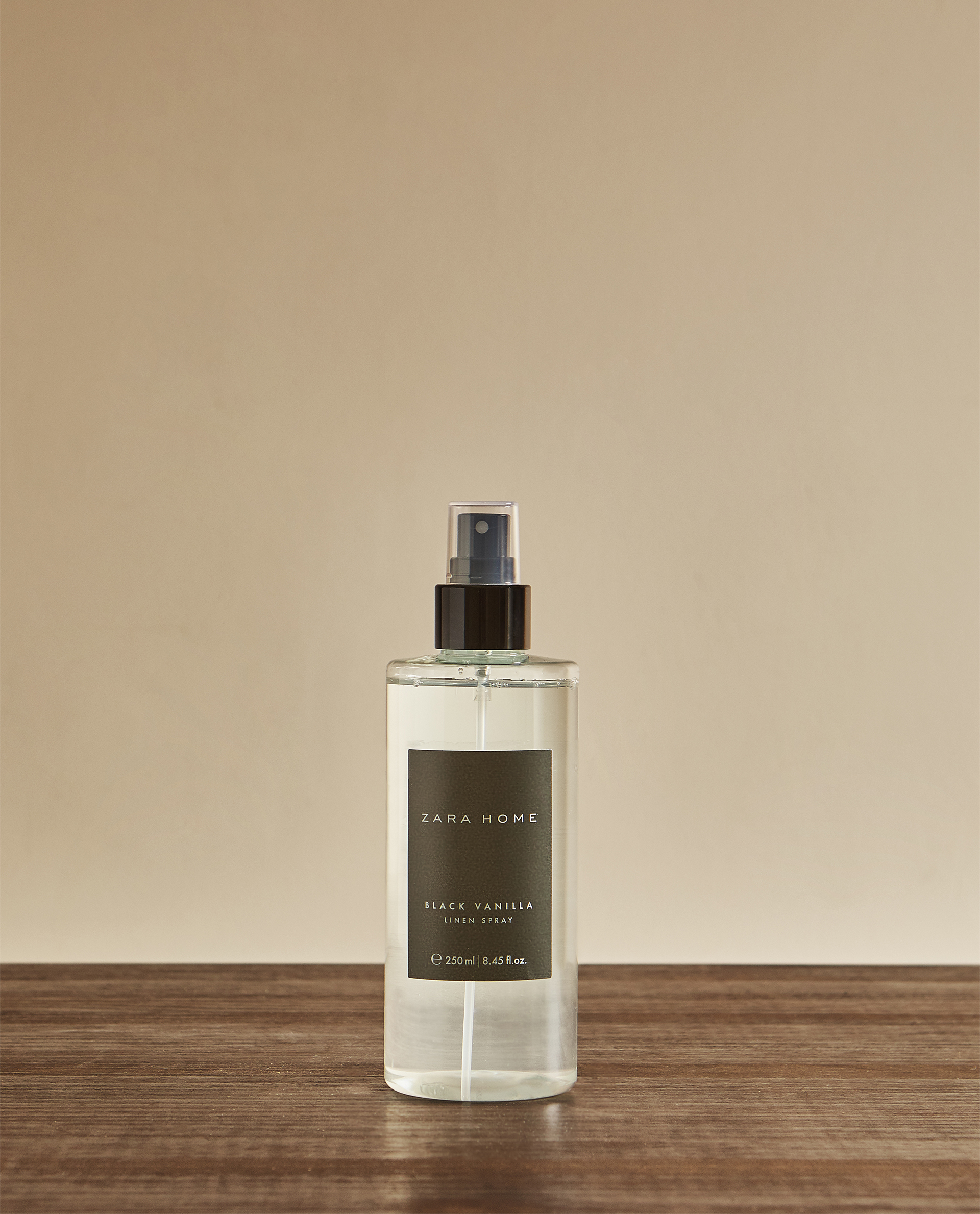 zara home black vanilla linen spray