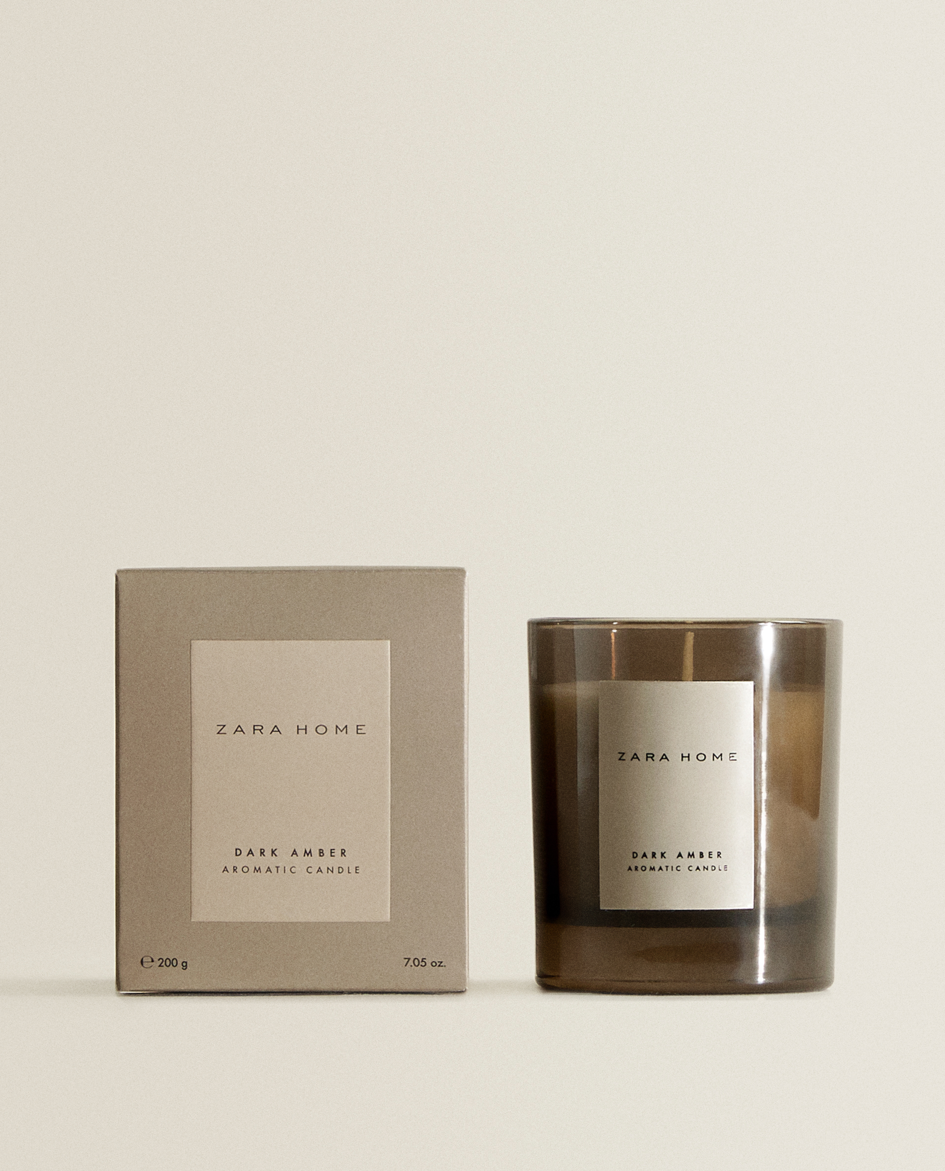 200 G Dark Amber Scented Candle Candles Products Fragrances Zara Home Uae Dubai Sharjah Ajman Uaq Fujairah