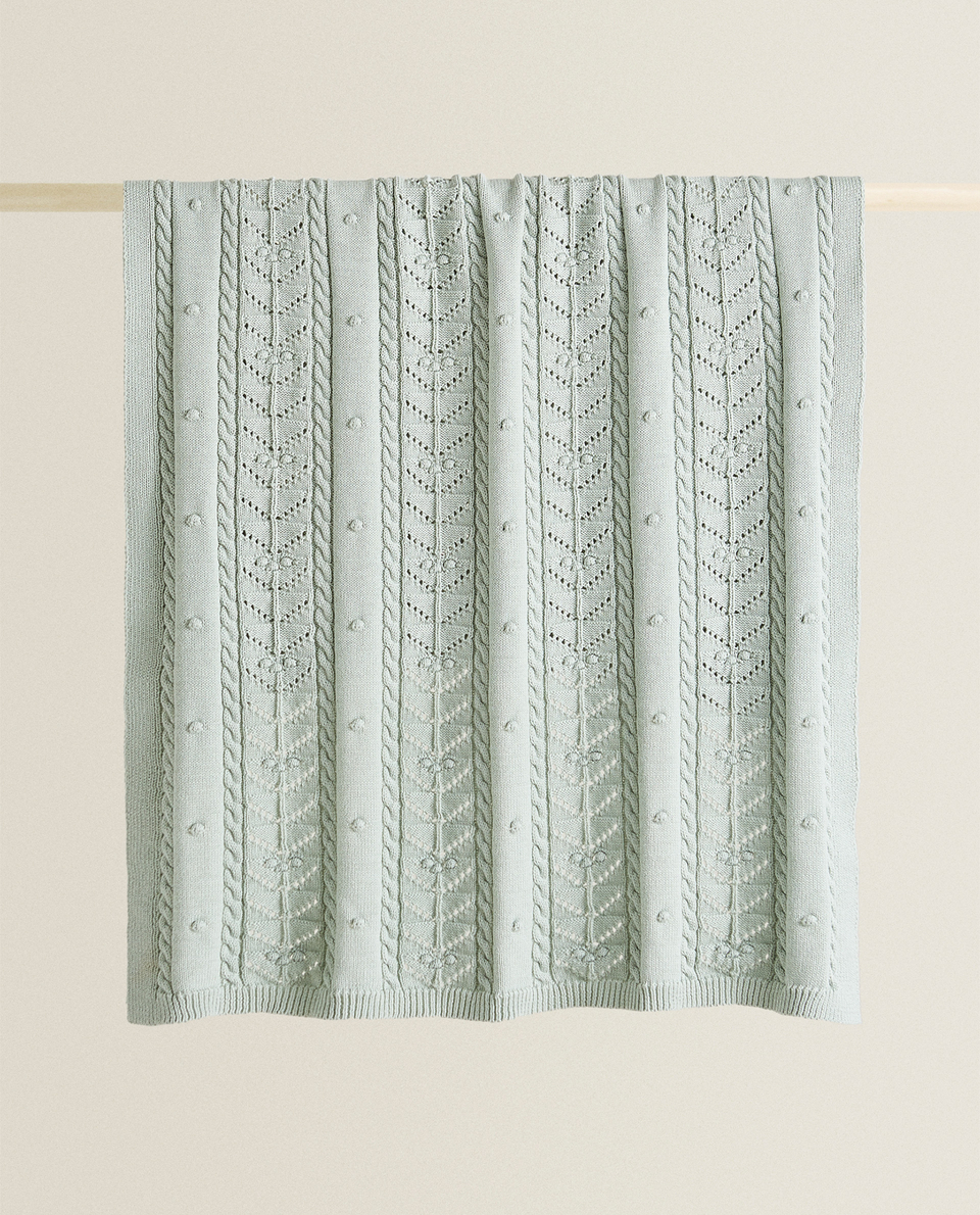 zara baby blanket