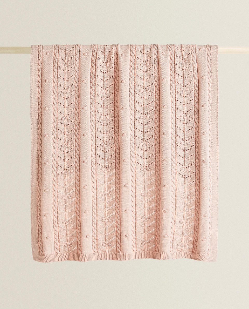 Cable Knit Blanket Zara Home United States Of America Cable Knit Blanket Zara Home United States Of America