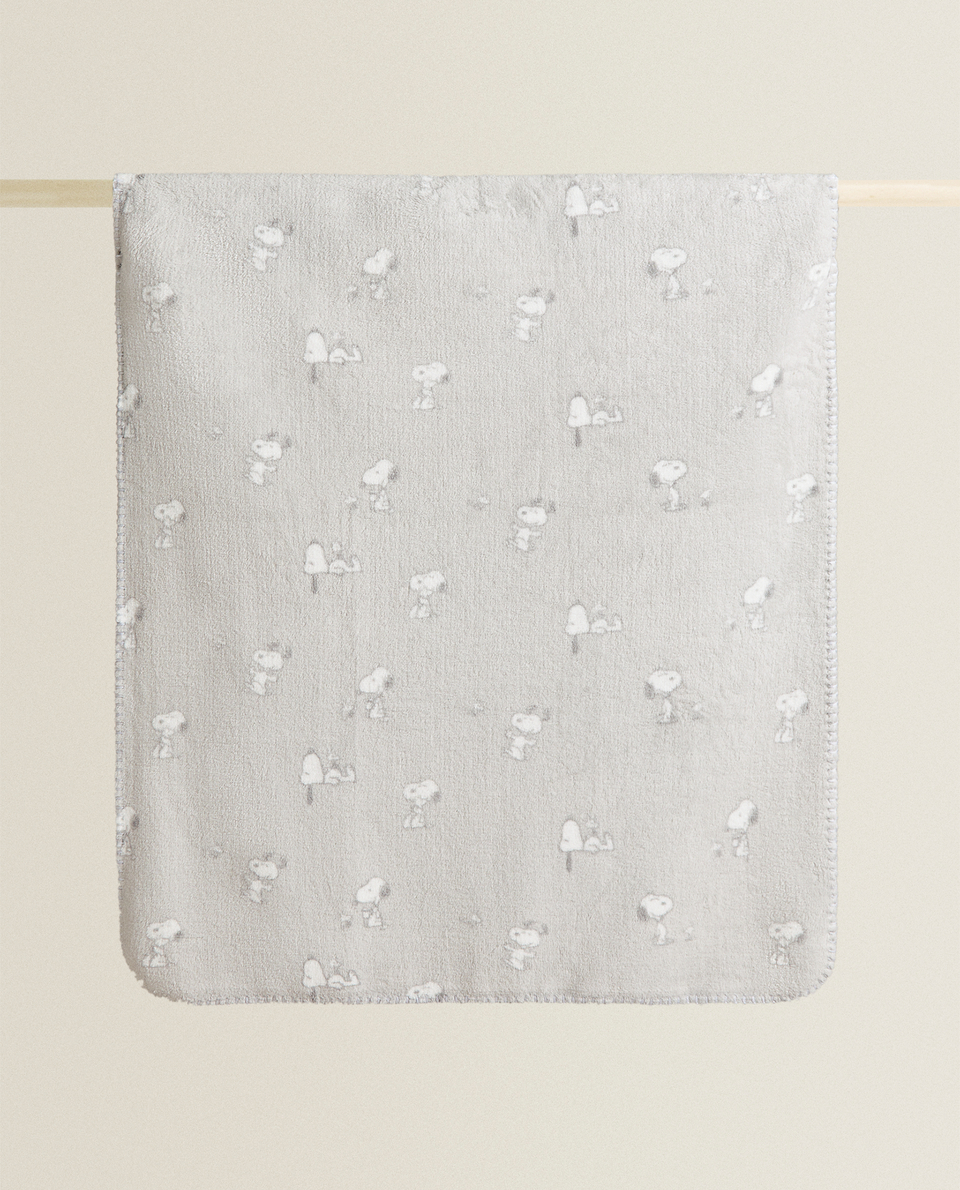 Snoopy Fleece Blanket Zara Home Slovenia Snoopy Fleece Blanket Zara Home Slovenia