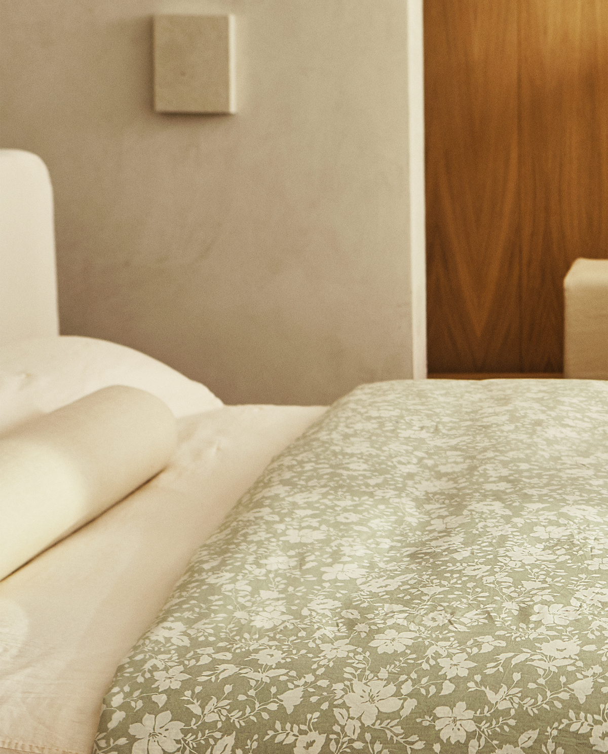 FLORAL PRINT DUVET COVER