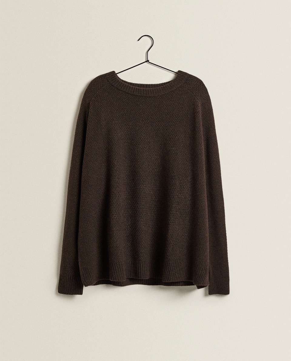 zara cashmere sweater