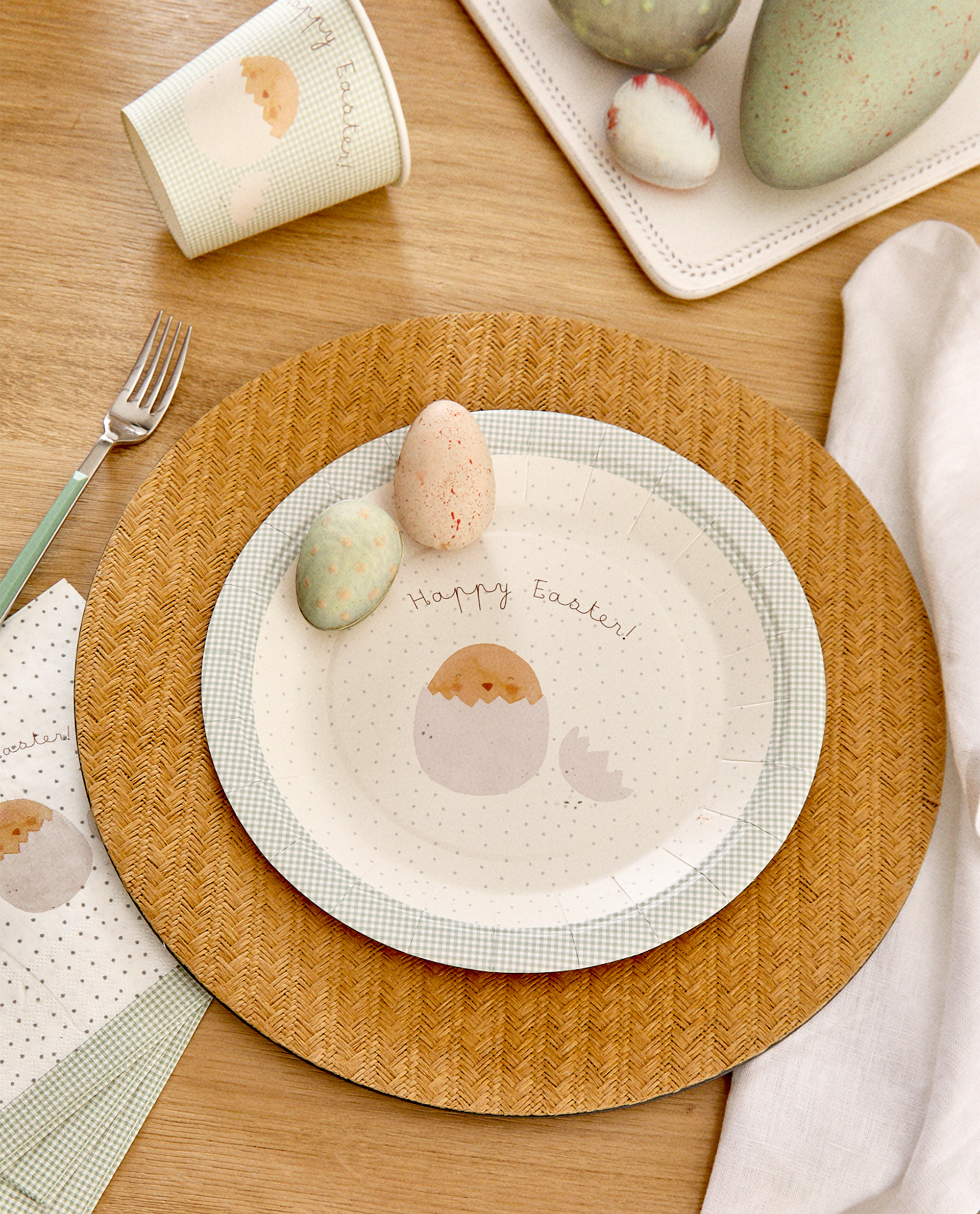 easter egg plate