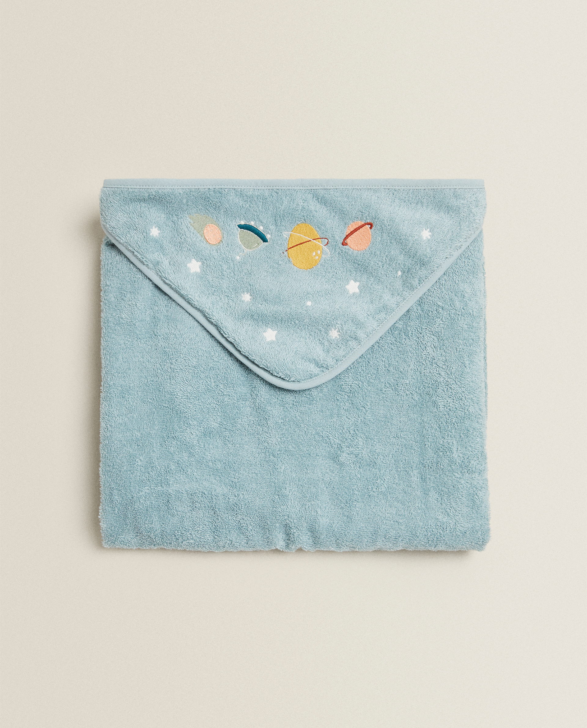 Asciugamano Con Cappuccio E Pianeti E Stelle Che Brillano Al Buio Accappatoi E Mantelle Bagno Bambini Zara Home Italia