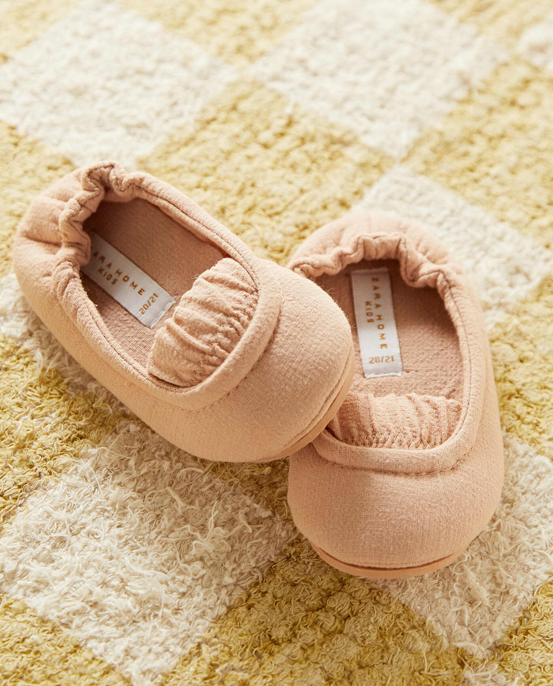 Ballerina pantoffels met elastiek - | Zara Home Nederland
