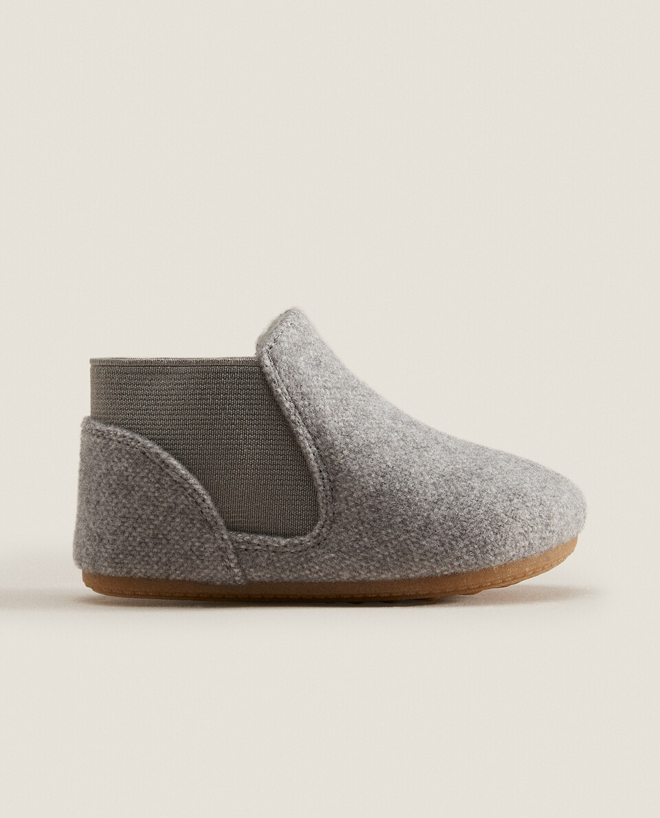 Stretch high-top slippers - null | Zara 