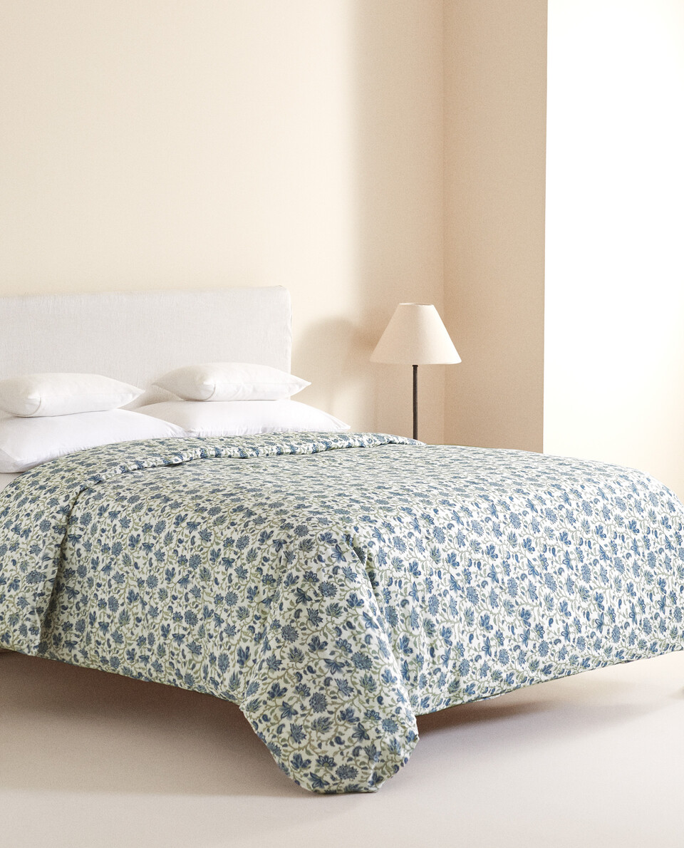 zara home paisley duvet cover