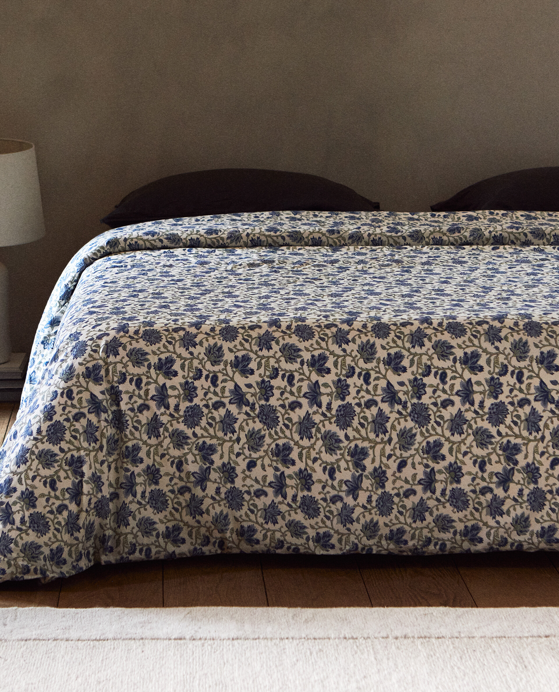 zara home floral duvet cover