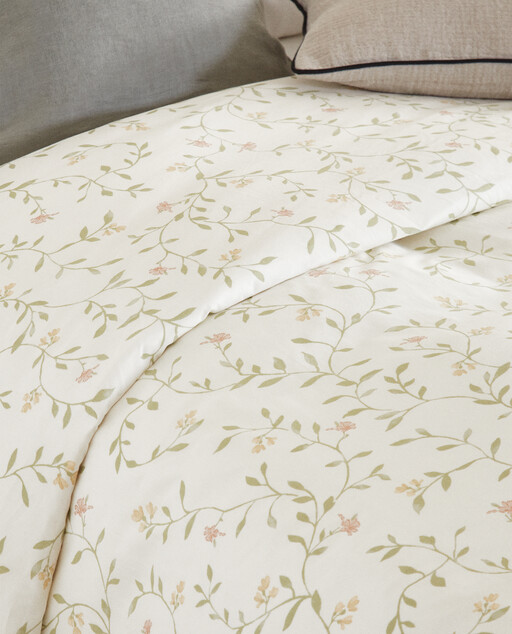 floral print duvet