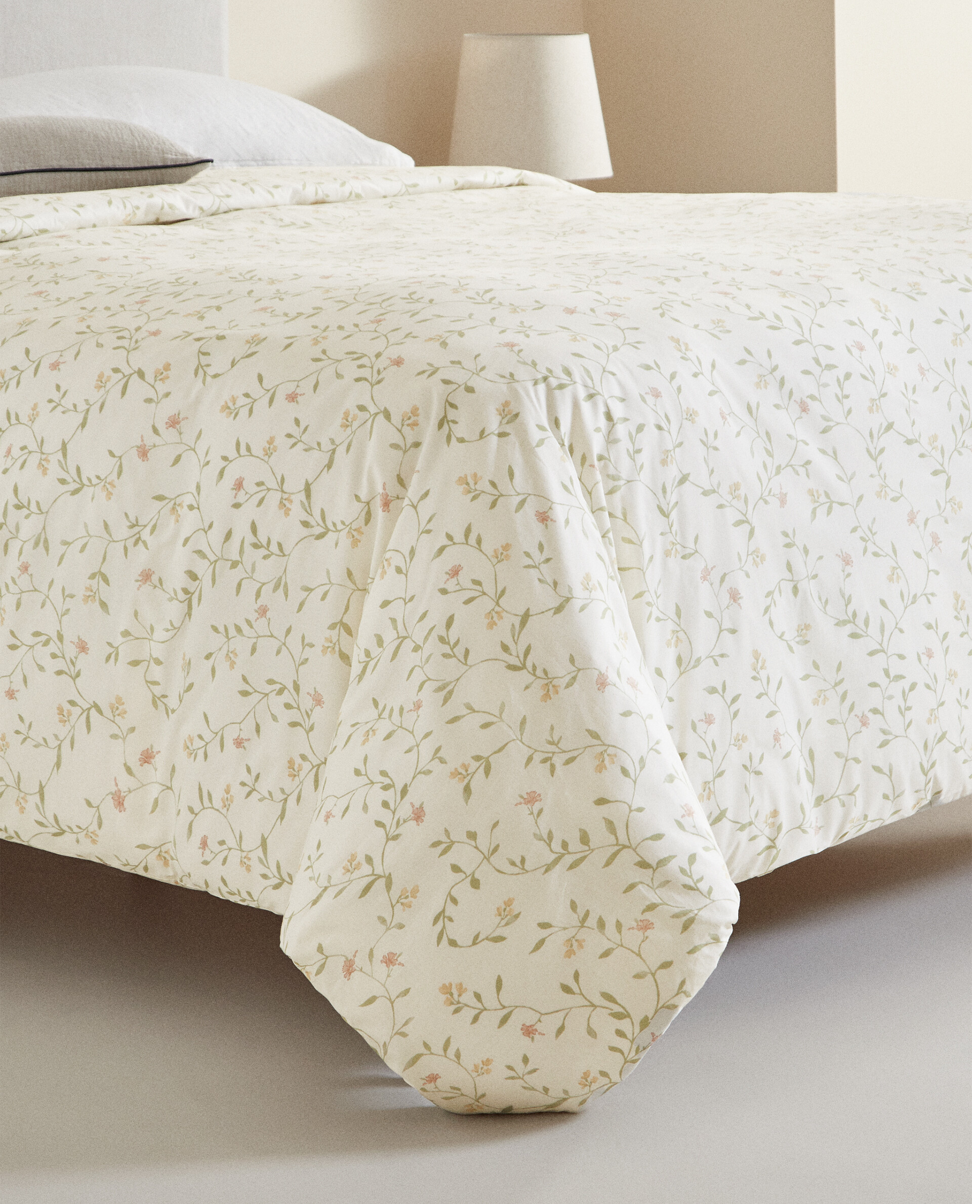 zara home floral duvet cover