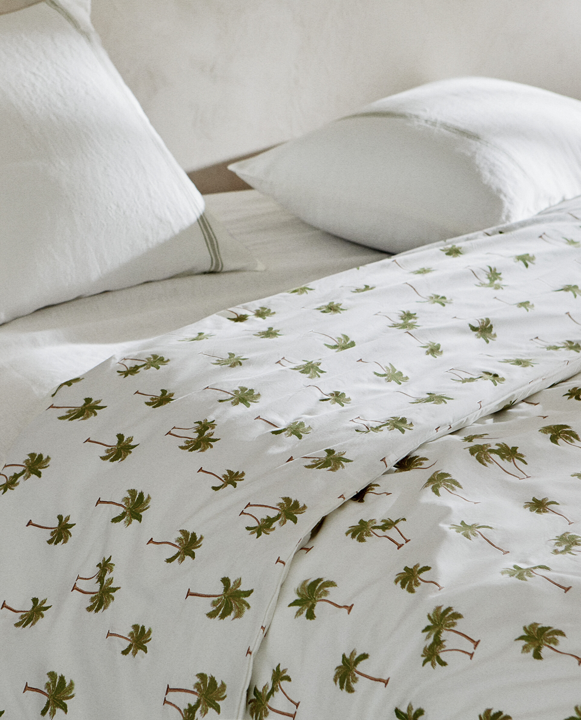 palm print doona cover