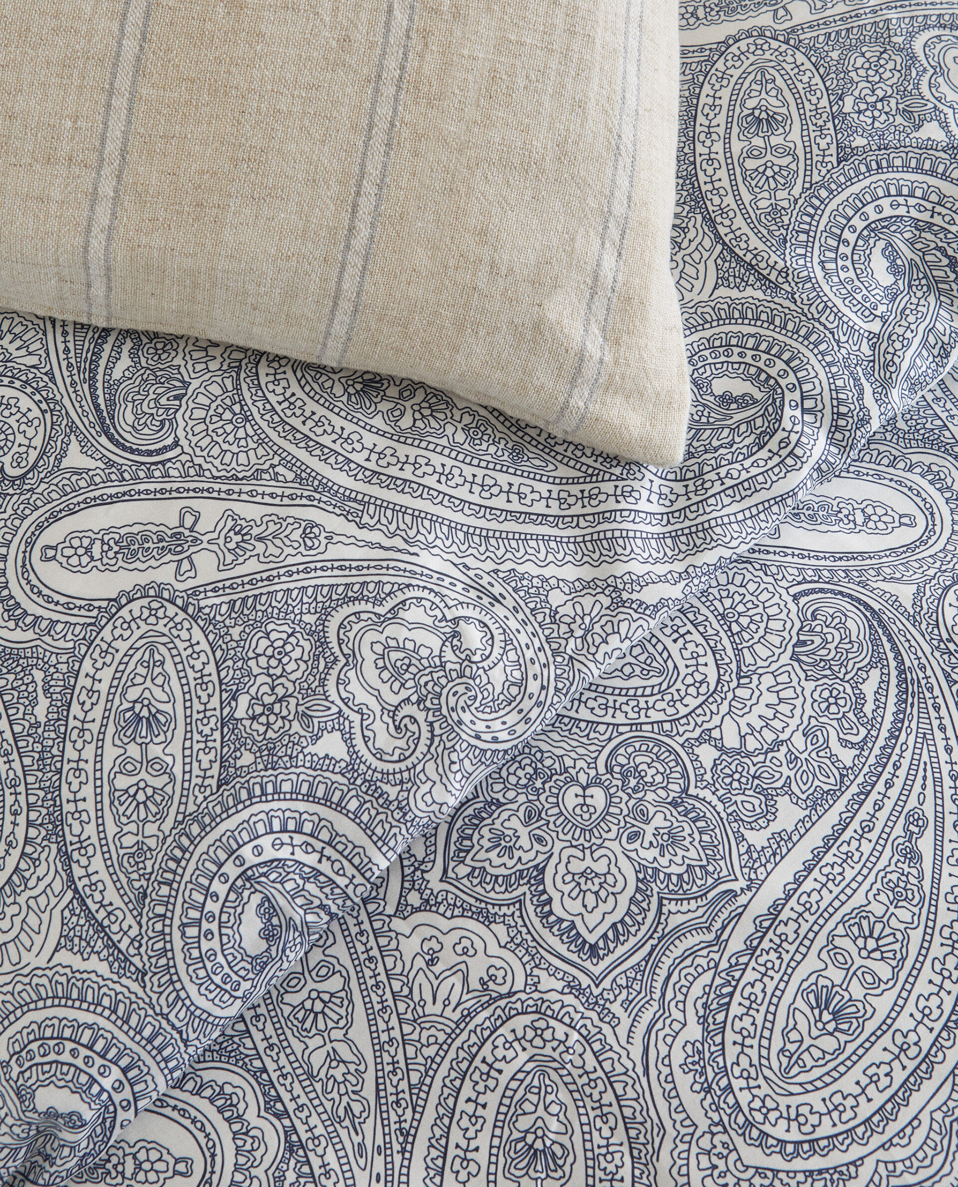 zara home paisley duvet cover