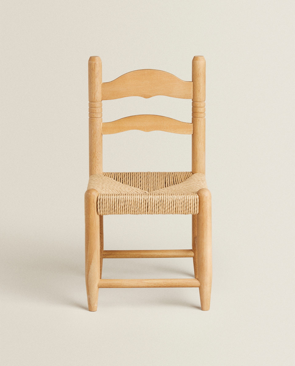 CHILDREN'S CHAIR WITH BRAIDED SEAT