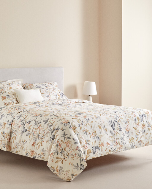 floral print duvet