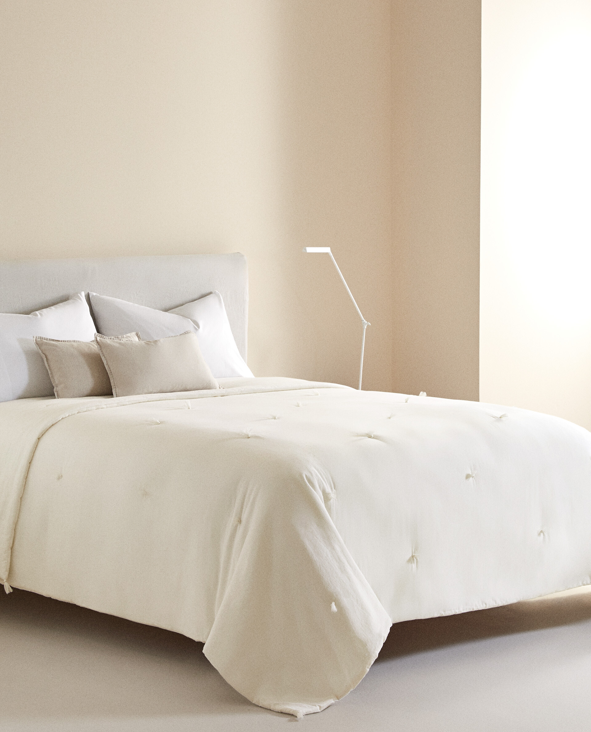 zara home linen duvet