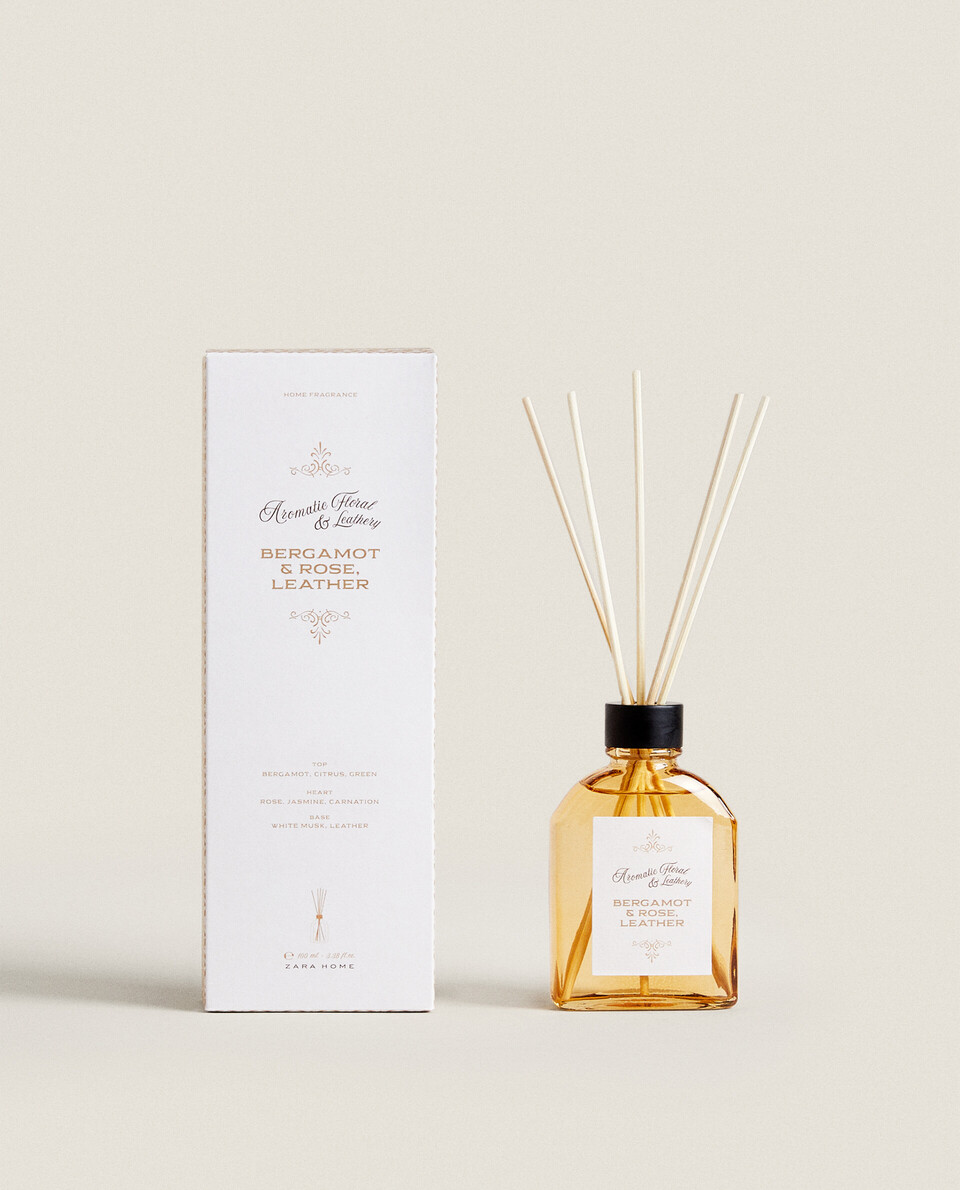 (100 ML) BERGAMOT&ROSE, LEATHER REED DIFFUSER null Zara Home United