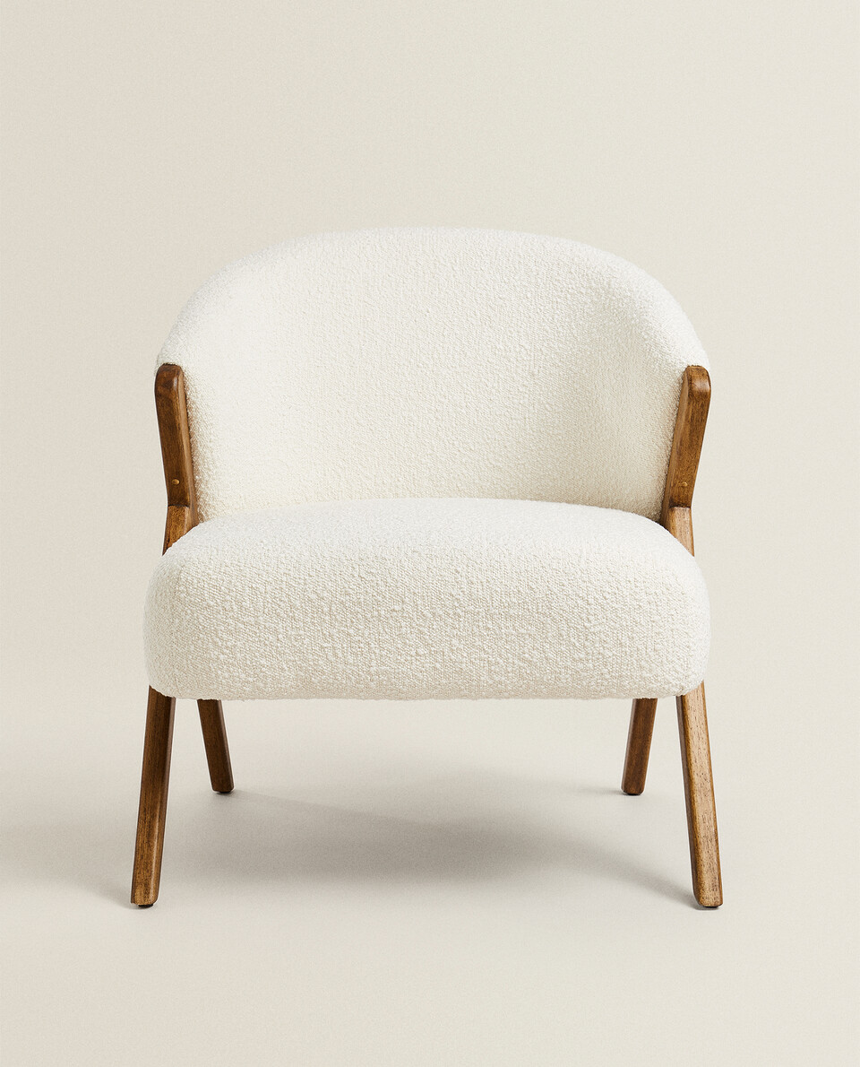 zara home boucle chair