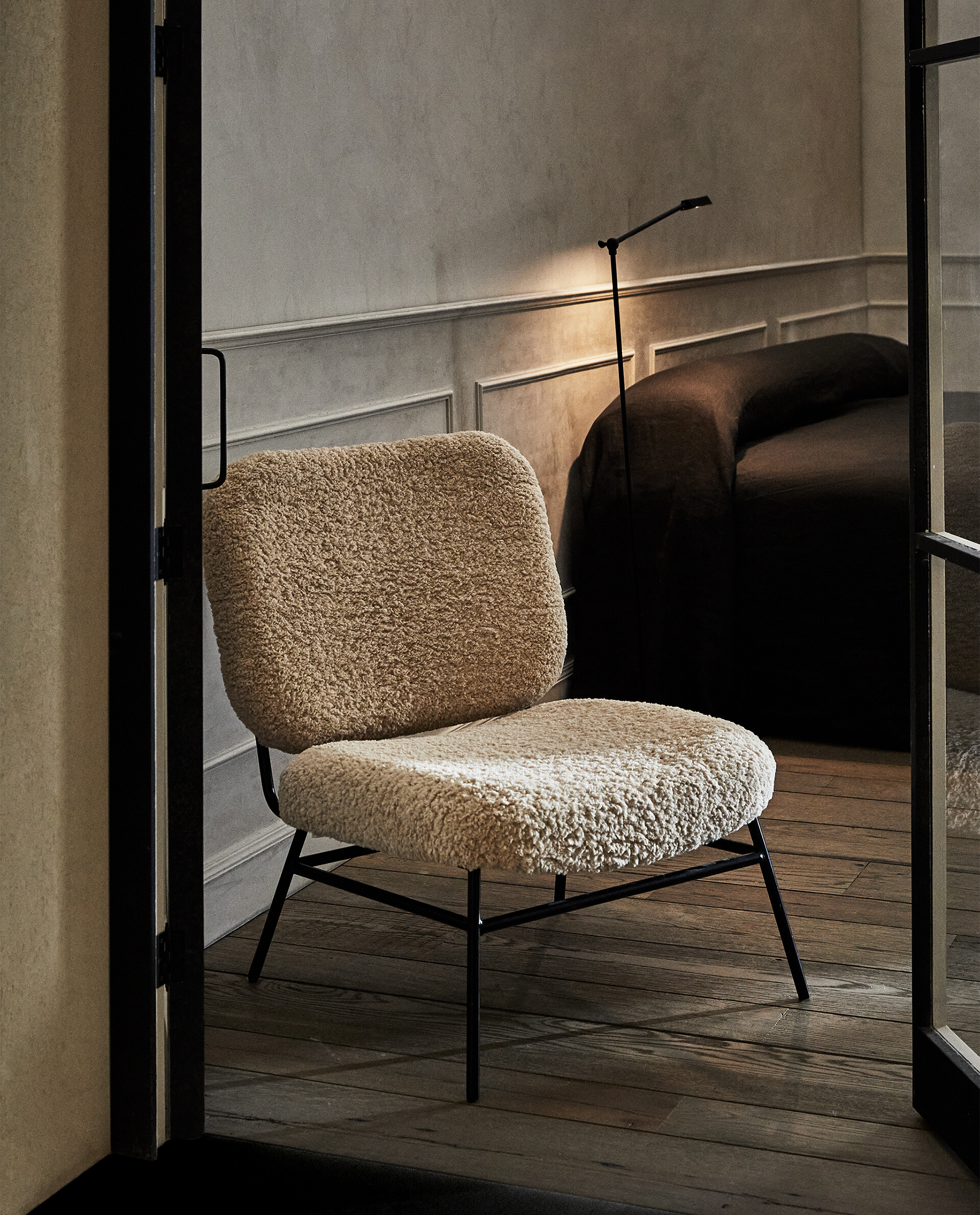 metal structure armchair zara