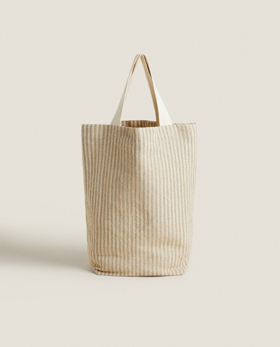 zara home beach bag