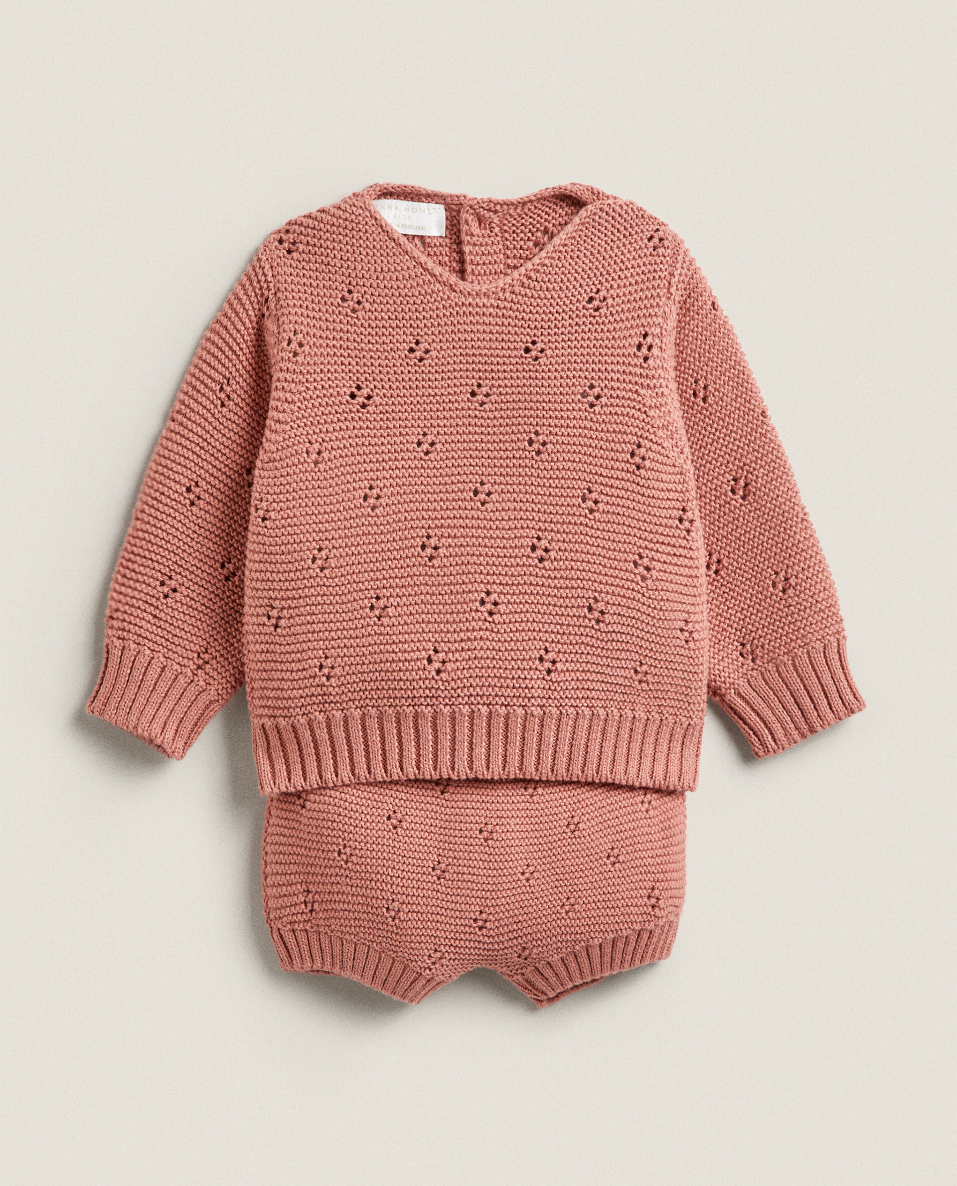 OPENWORK TRICOT SWEATER - Baby 0-18 