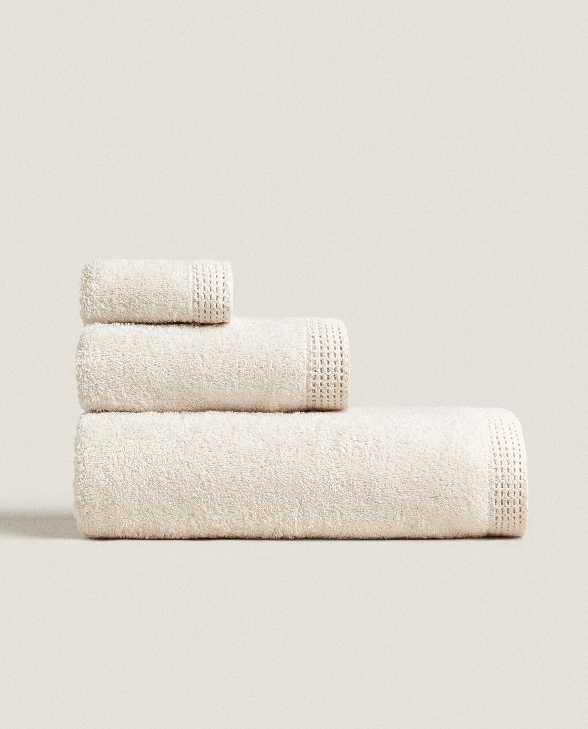 zara home bath towels