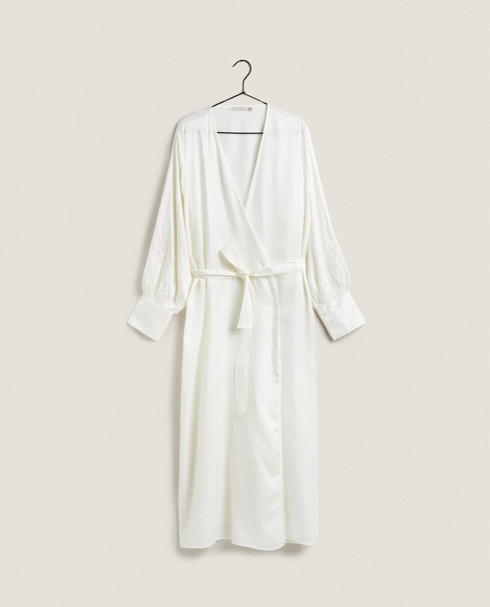 SATEEN DRESSING GOWN
