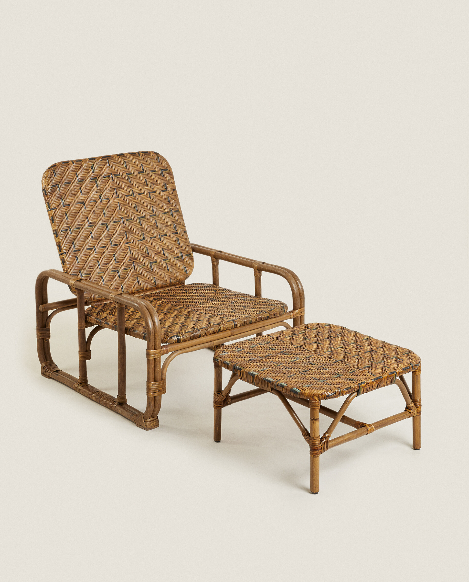 zara home chair rattan