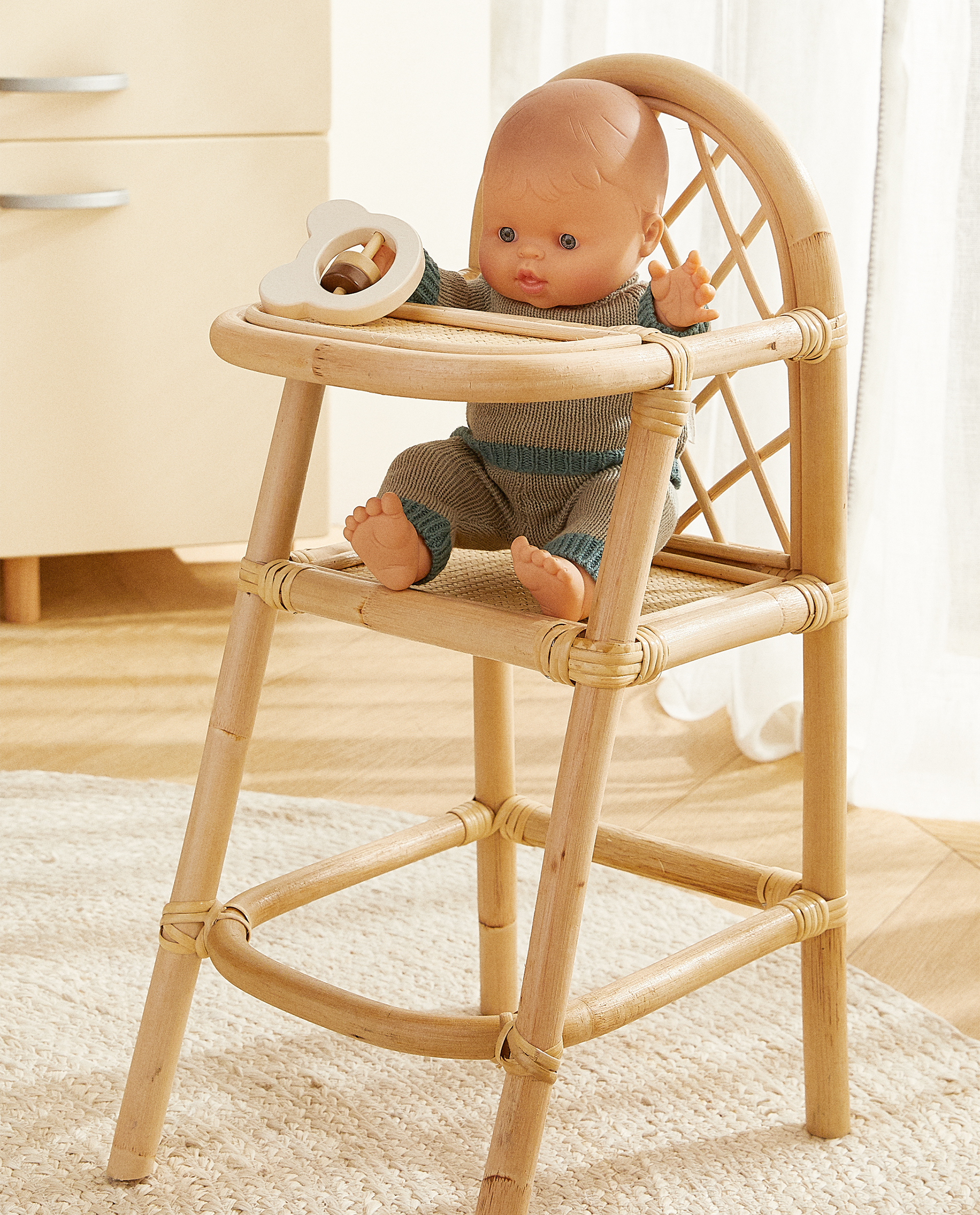 wooden highchair toy