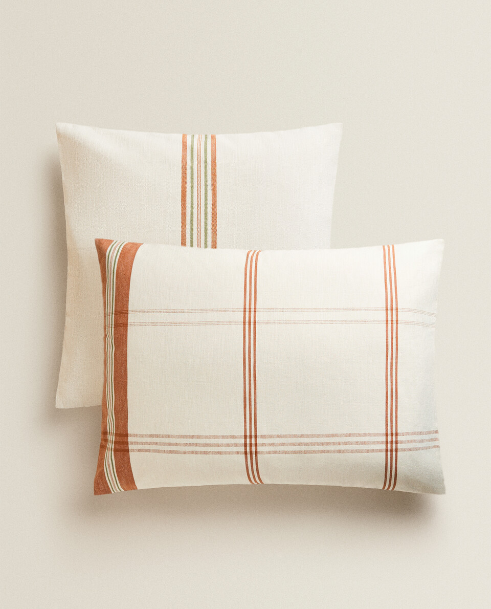 CUSHION COVER WITH STRIPE