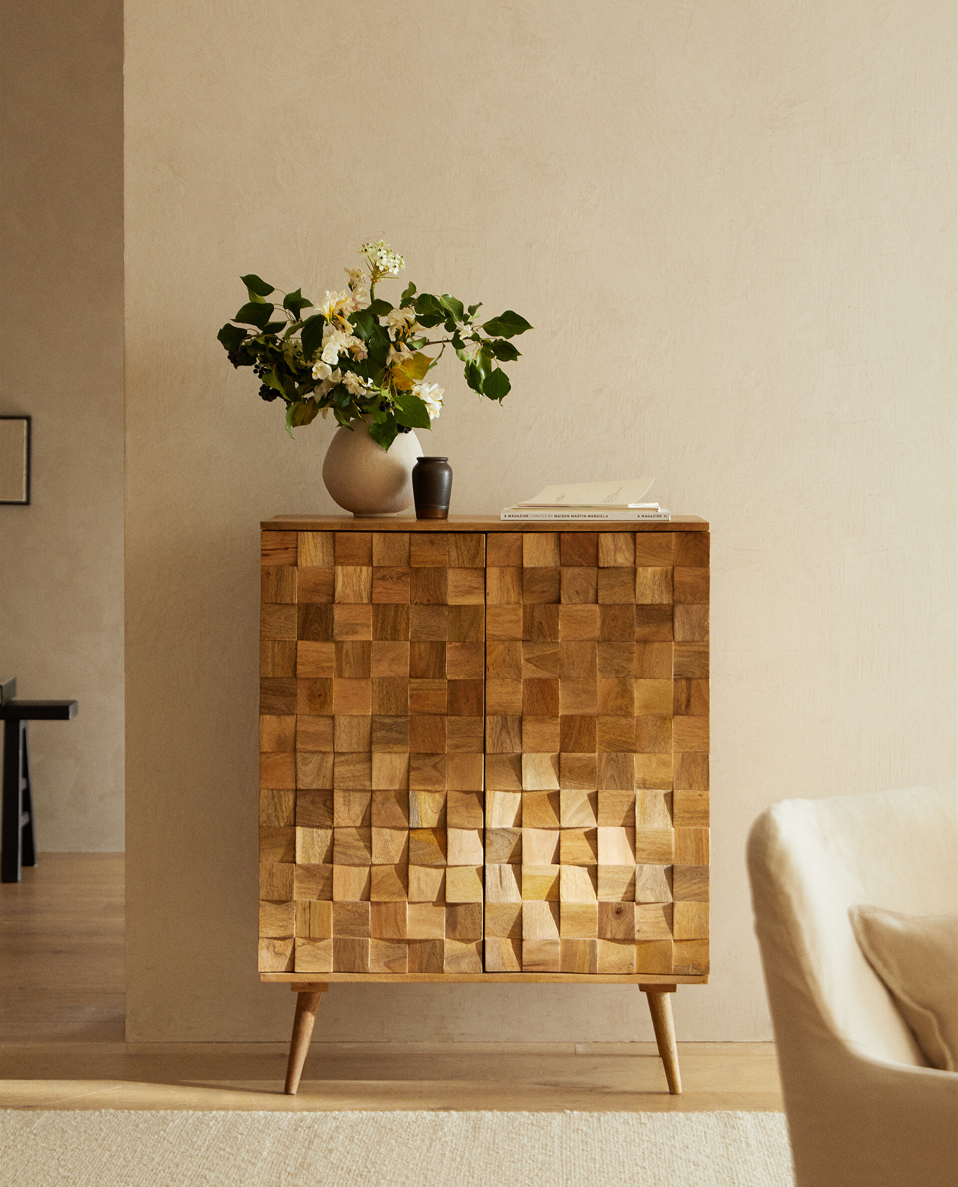 zarahome.com | FACETED SIDEBOARD