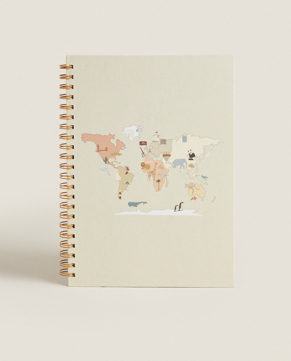 WORLD MAP NOTEBOOK
