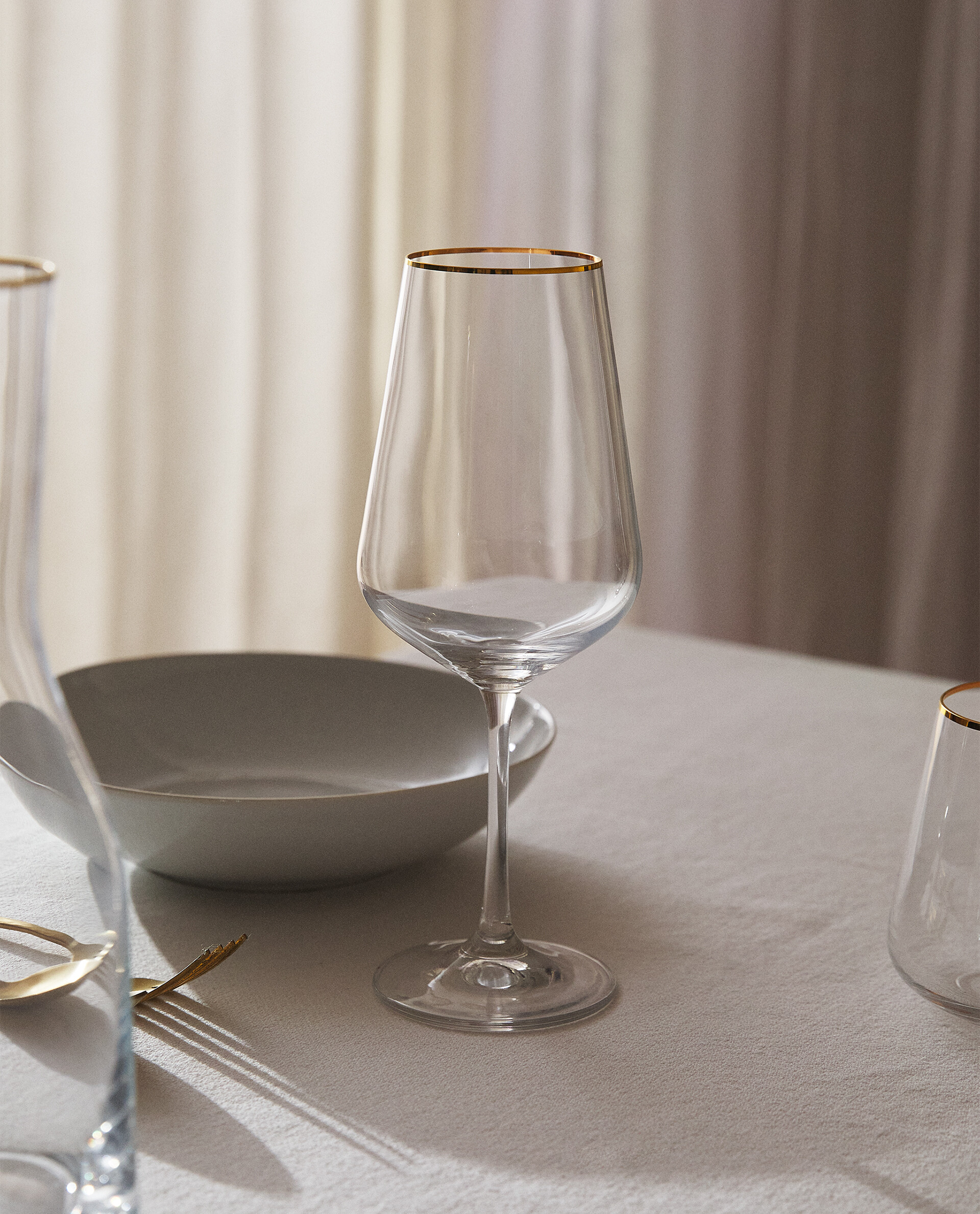 wine glasses zara home