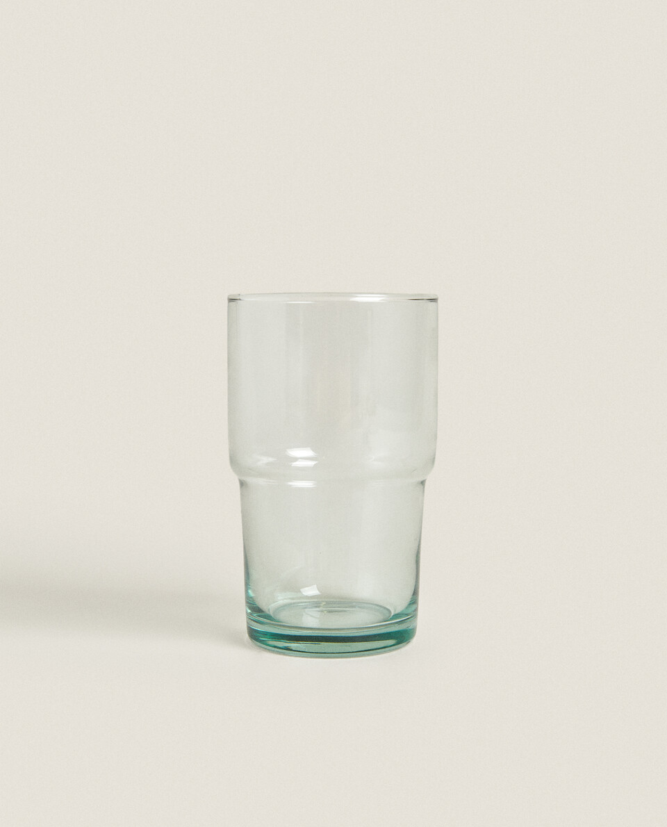 RECYCLED GLASS SOFT DRINK TUMBLER