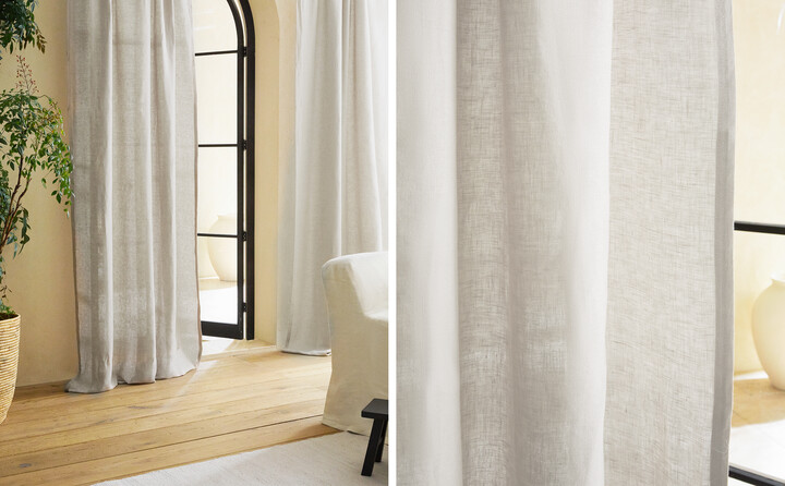 値下zara Homeリネンカーテン 入手困難