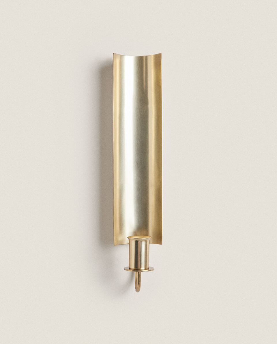 GOLDEN WALL CANDLESTICK - Candlesticks and tealight holders - DECORATION - BEDROOM | Zara Home United States of America