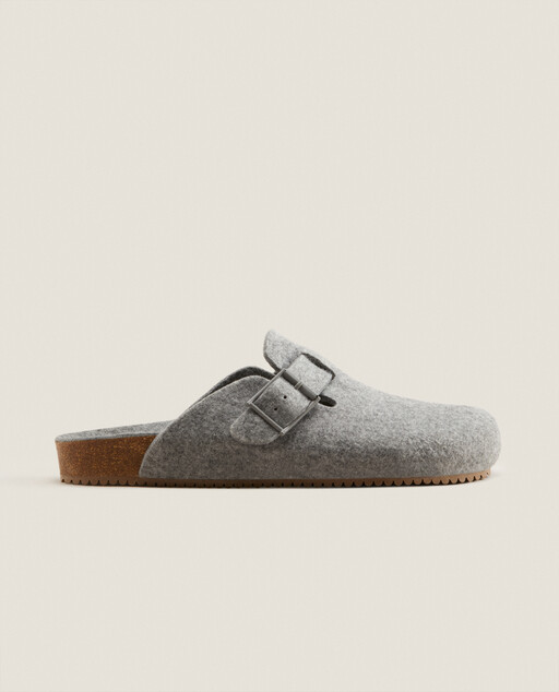 Vilten instappers met gesp - Heren - SCHOENEN - KLEDING \u0026 SCHOENEN | Zara  Home Holland