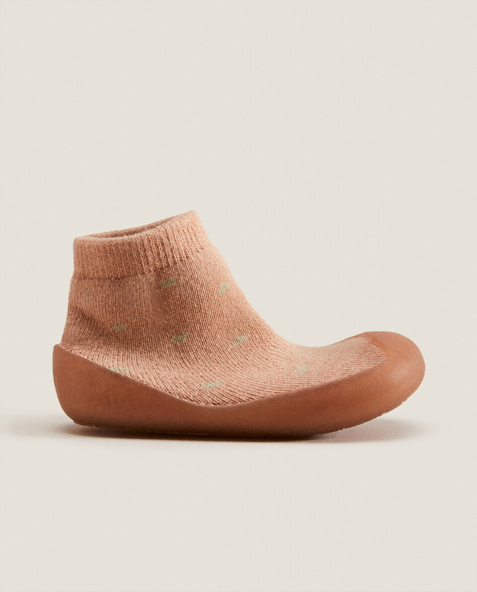 Polka dot print socks