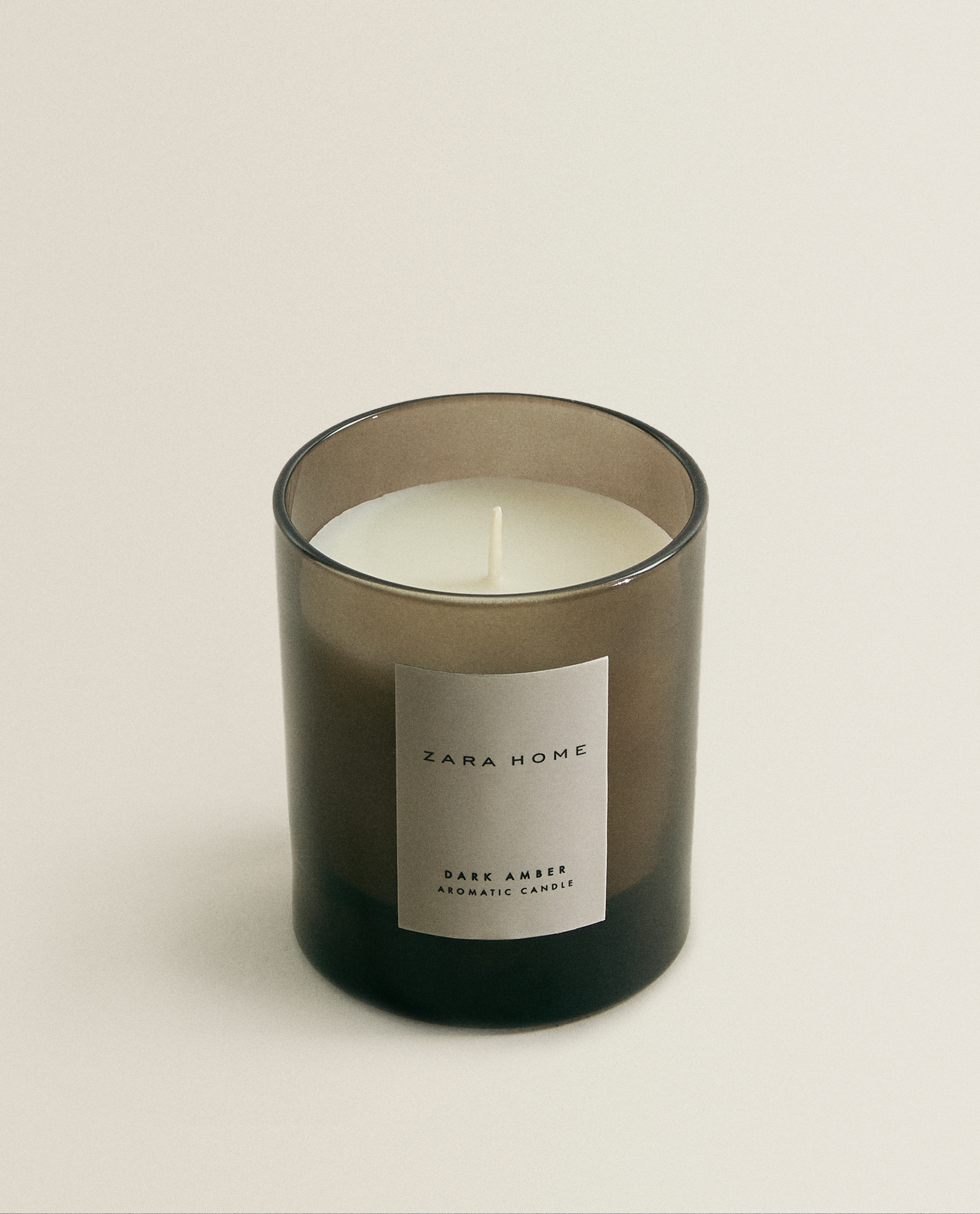 zara home dark amber candle