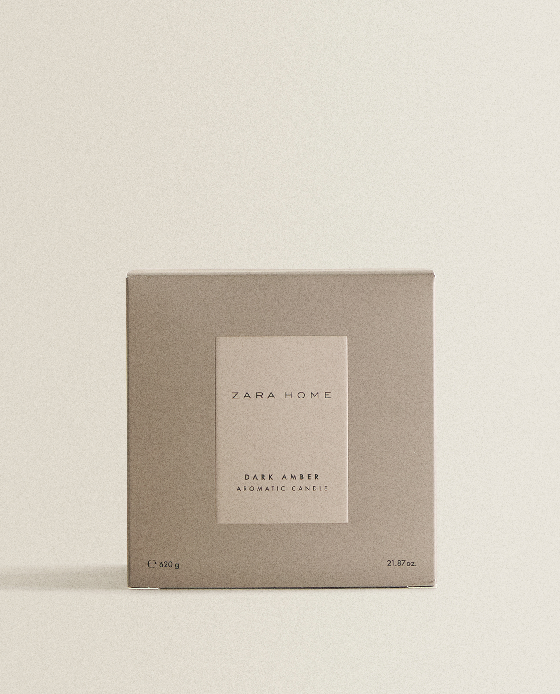 zara home dark amber candle