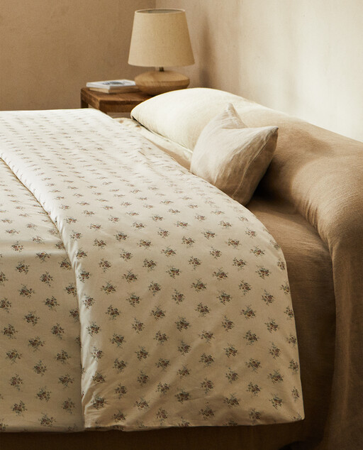 mini floral print duvet cover