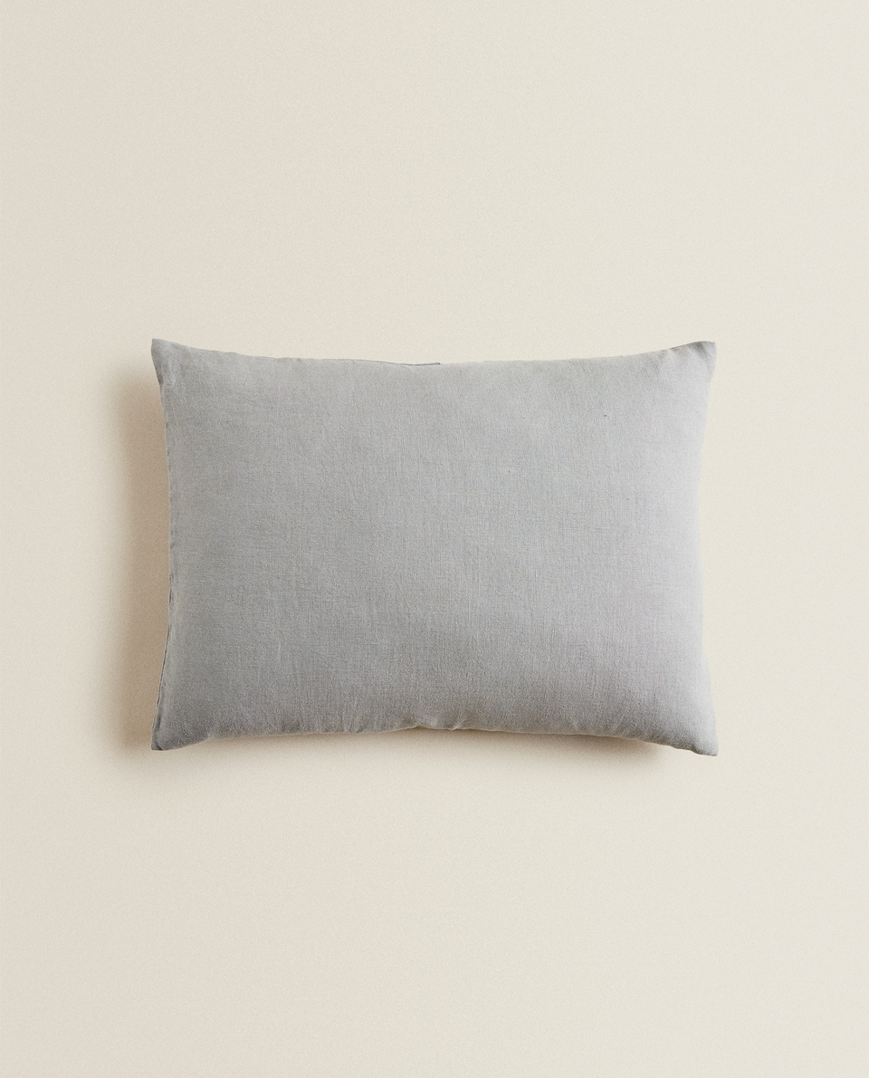 WASHED LINEN THROW PILLOW COVER