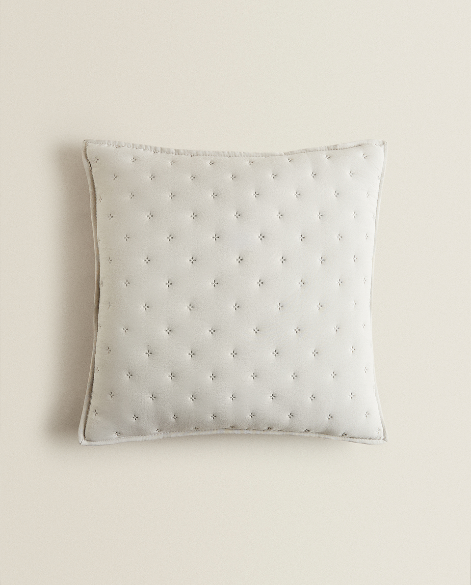 zara home throw pillows