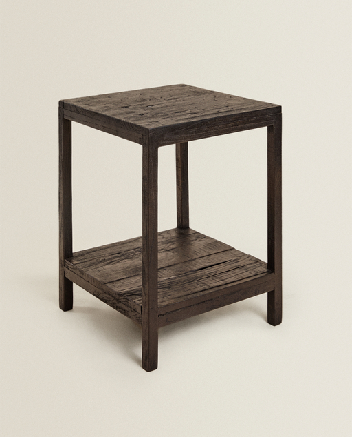 ベベルウッドテーブル ZARA ZARAHOME ベベル ウッドテーブル 中 - メルカリ