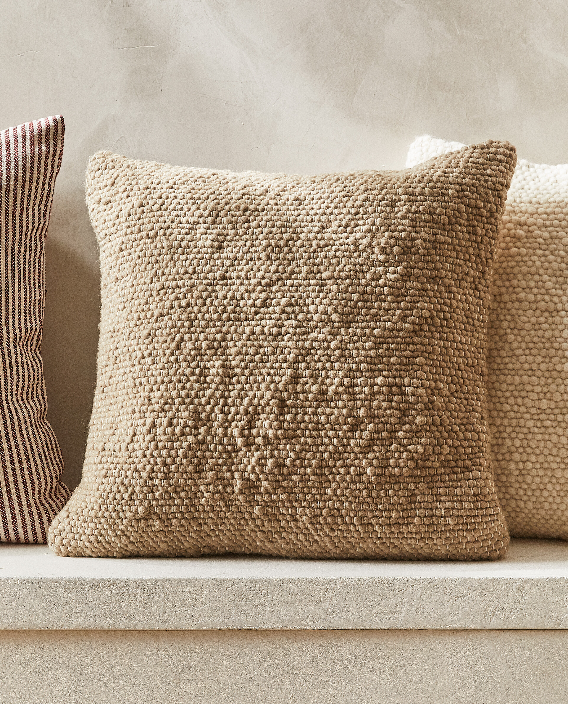 textured cushion covers