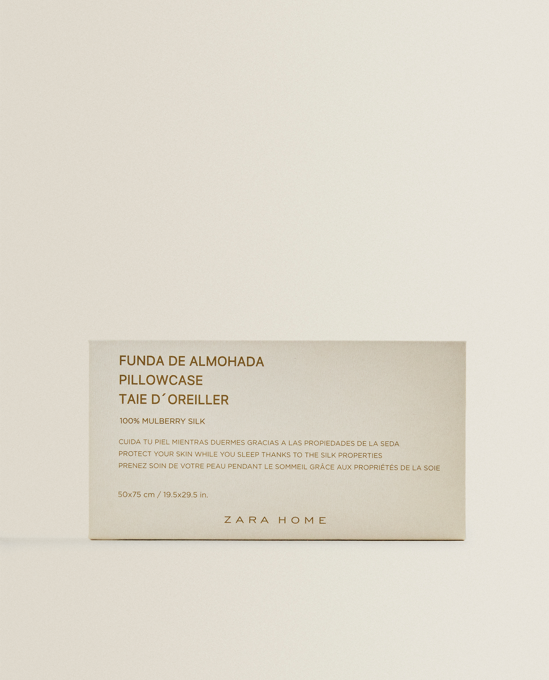 zara home silk pillowcase